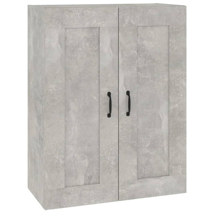 vidaXL Armoire murale gris béton 69,5x32,5x90 cm