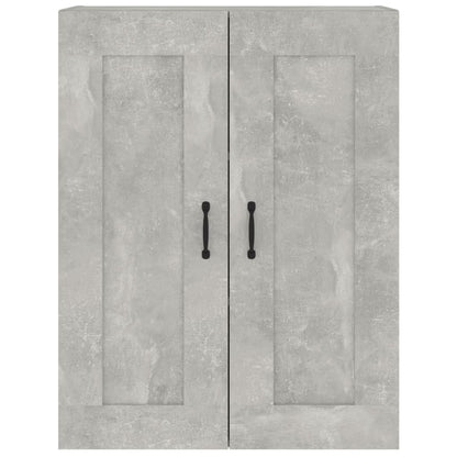 vidaXL Armoire murale gris béton 69,5x32,5x90 cm