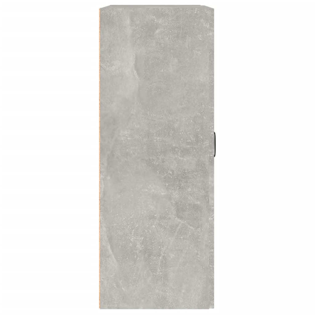 vidaXL Armoire murale gris béton 69,5x32,5x90 cm