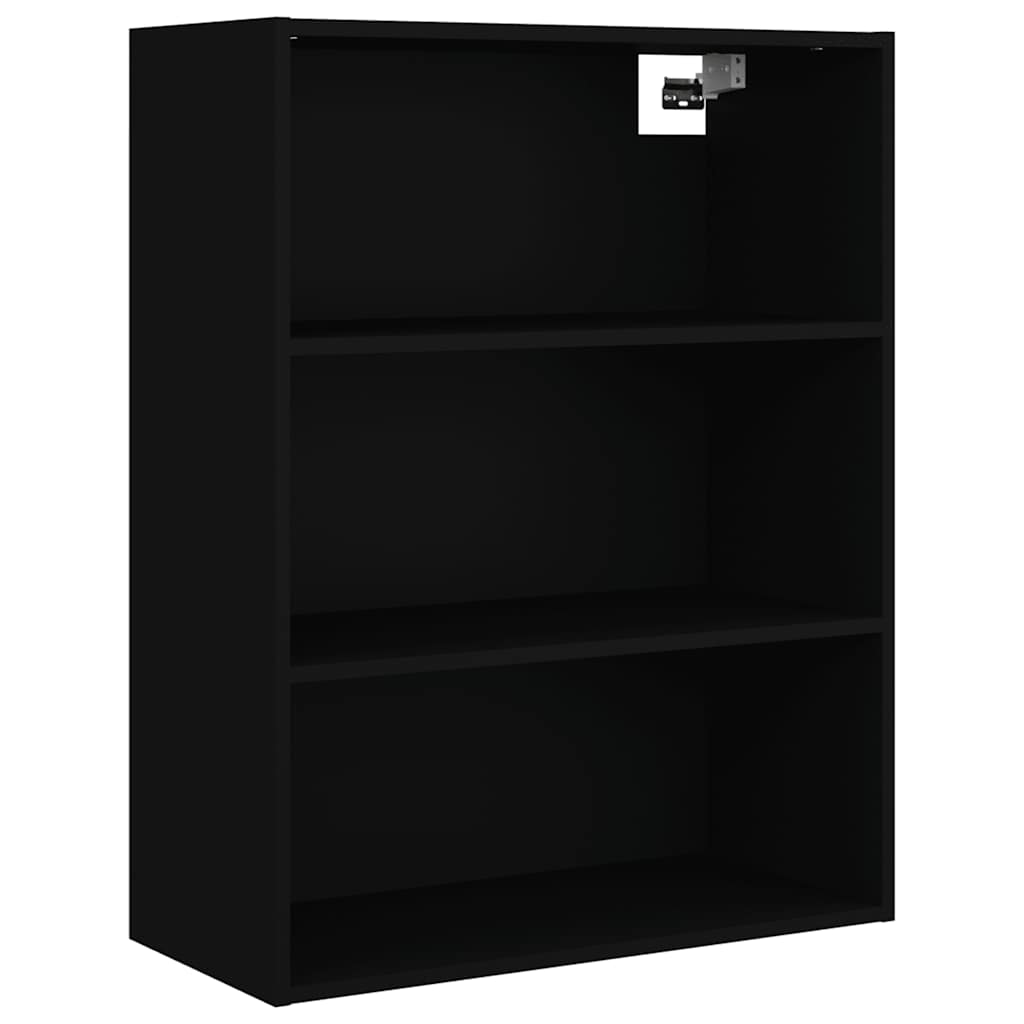 vidaXL Armoire murale Noir 69,5x32,5x90 cm
