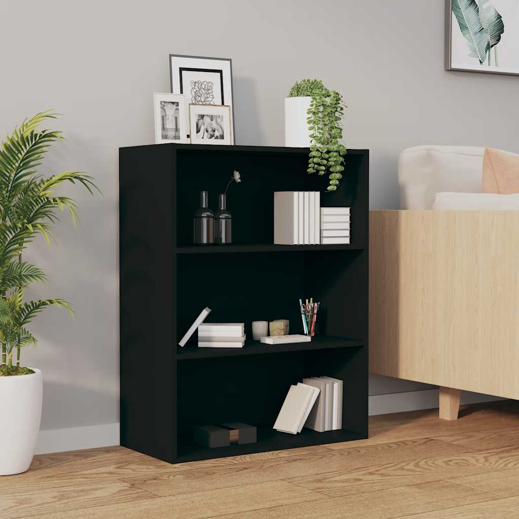 vidaXL Armoire murale Noir 69,5x32,5x90 cm