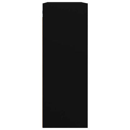 vidaXL Armoire murale Noir 69,5x32,5x90 cm