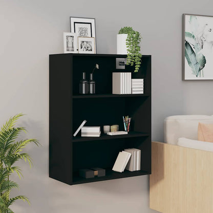 vidaXL Armoire murale Noir 69,5x32,5x90 cm
