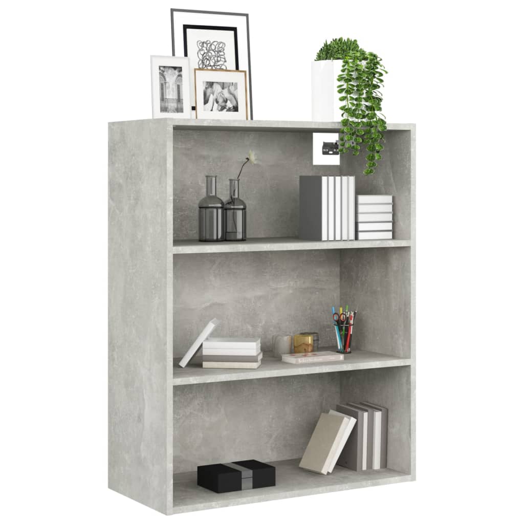 vidaXL Armoire murale gris béton 69,5x32,5x90 cm