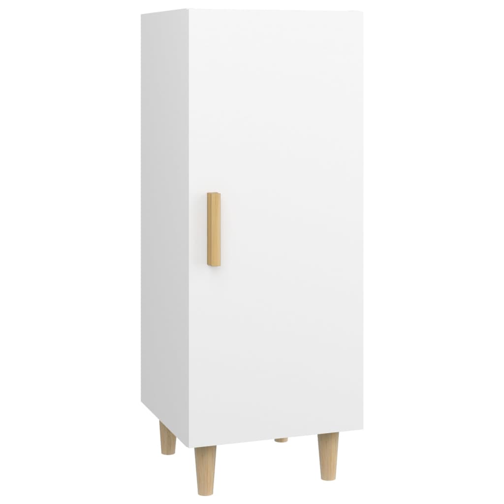 vidaXL Buffet Blanc 34,5x34x90 cm Bois d'ingénierie