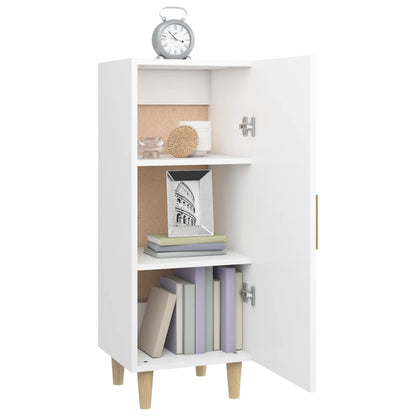 vidaXL Buffet Blanc 34,5x34x90 cm Bois d'ingénierie