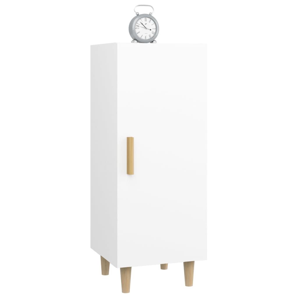 vidaXL Buffet Blanc 34,5x34x90 cm Bois d'ingénierie