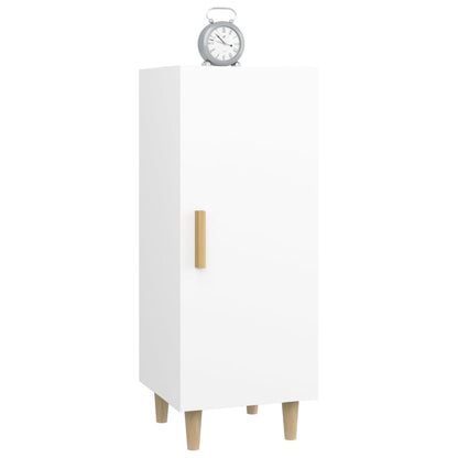 vidaXL Buffet Blanc 34,5x34x90 cm Bois d'ingénierie