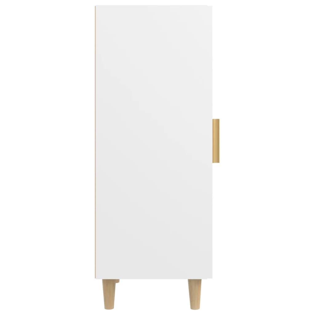 vidaXL Buffet Blanc 34,5x34x90 cm Bois d'ingénierie