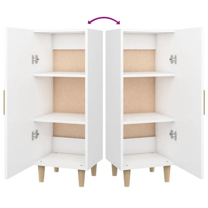 vidaXL Buffet Blanc 34,5x34x90 cm Bois d'ingénierie