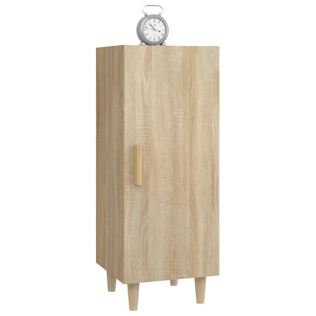 vidaXL Sideboard Sonoma-Eiche 34,5x34x90 cm Holzwerkstoff