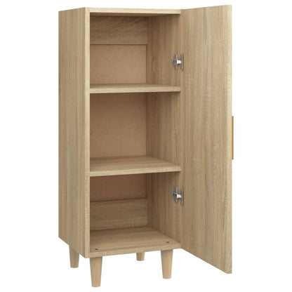 vidaXL Sideboard Sonoma-Eiche 34,5x34x90 cm Holzwerkstoff
