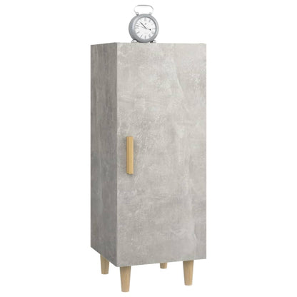 vidaXL Buffet gris béton 34,5x34x90 cm Bois d'ingénierie