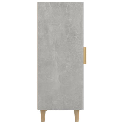 vidaXL Buffet gris béton 34,5x34x90 cm Bois d'ingénierie