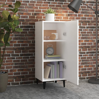 vidaXL Buffet Blanc 34,5x34x90 cm Bois d'ingénierie