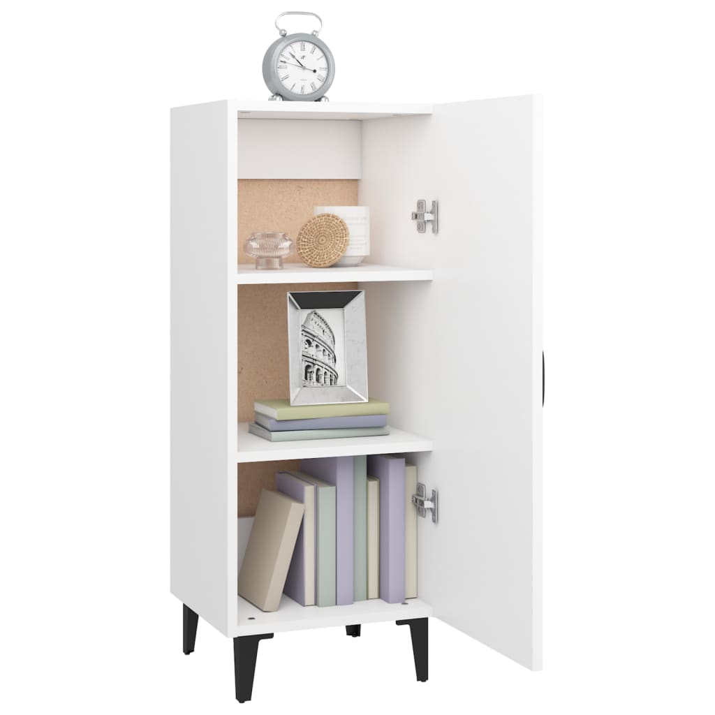 vidaXL Buffet Blanc 34,5x34x90 cm Bois d'ingénierie