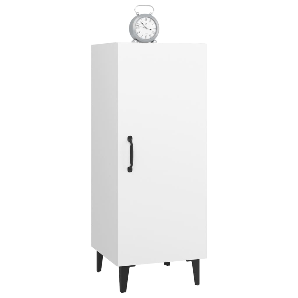 vidaXL Buffet Blanc 34,5x34x90 cm Bois d'ingénierie