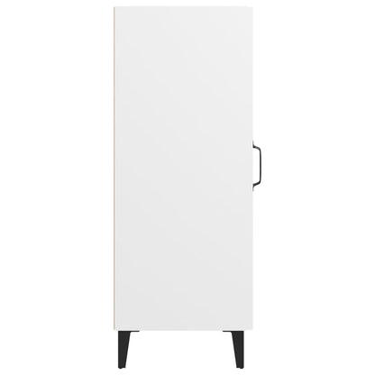 vidaXL Buffet Blanc 34,5x34x90 cm Bois d'ingénierie