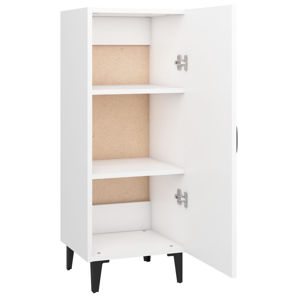 vidaXL Buffet Blanc 34,5x34x90 cm Bois d'ingénierie