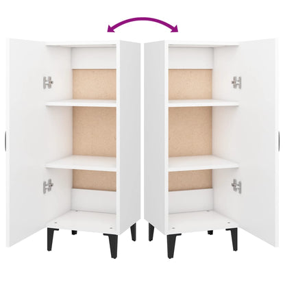 vidaXL Buffet Blanc 34,5x34x90 cm Bois d'ingénierie