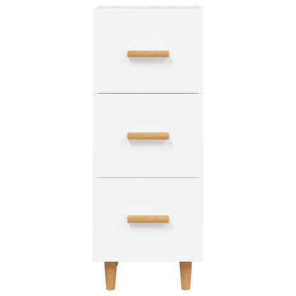 vidaXL Buffet Blanc 34,5x34x90 cm Bois d'ingénierie