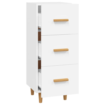 vidaXL Buffet Blanc 34,5x34x90 cm Bois d'ingénierie