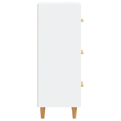 vidaXL Buffet Blanc 34,5x34x90 cm Bois d'ingénierie