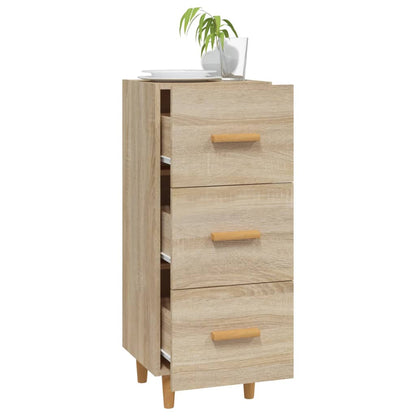 vidaXL Buffet chêne Sonoma 34,5x34x90 cm Bois d'ingénierie