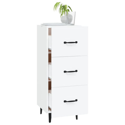 vidaXL Buffet Blanc 34,5x34x90 cm Bois d'ingénierie