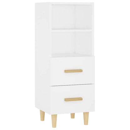 vidaXL Buffet Blanc 34,5x34x90 cm Bois d'ingénierie