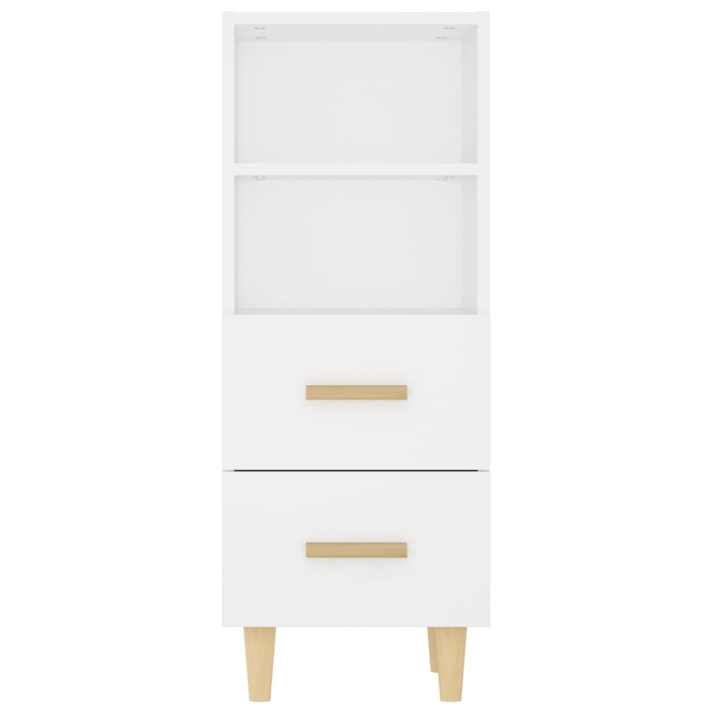 vidaXL Buffet Blanc 34,5x34x90 cm Bois d'ingénierie