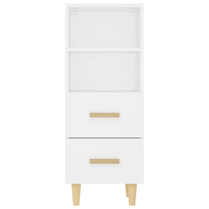 vidaXL Buffet Blanc 34,5x34x90 cm Bois d'ingénierie