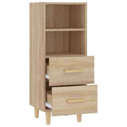 vidaXL Buffet en aggloméré coloris chêne Sonoma 34,5x34x90 cm