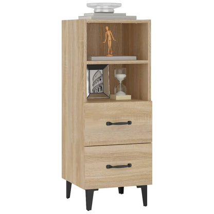 vidaXL Buffet Chêne Sonoma 34,5x34x90 cm Bois d'ingénierie