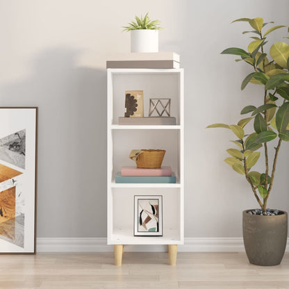 vidaXL Buffet blanc 34,5x32,5x90 cm Bois d'ingénierie