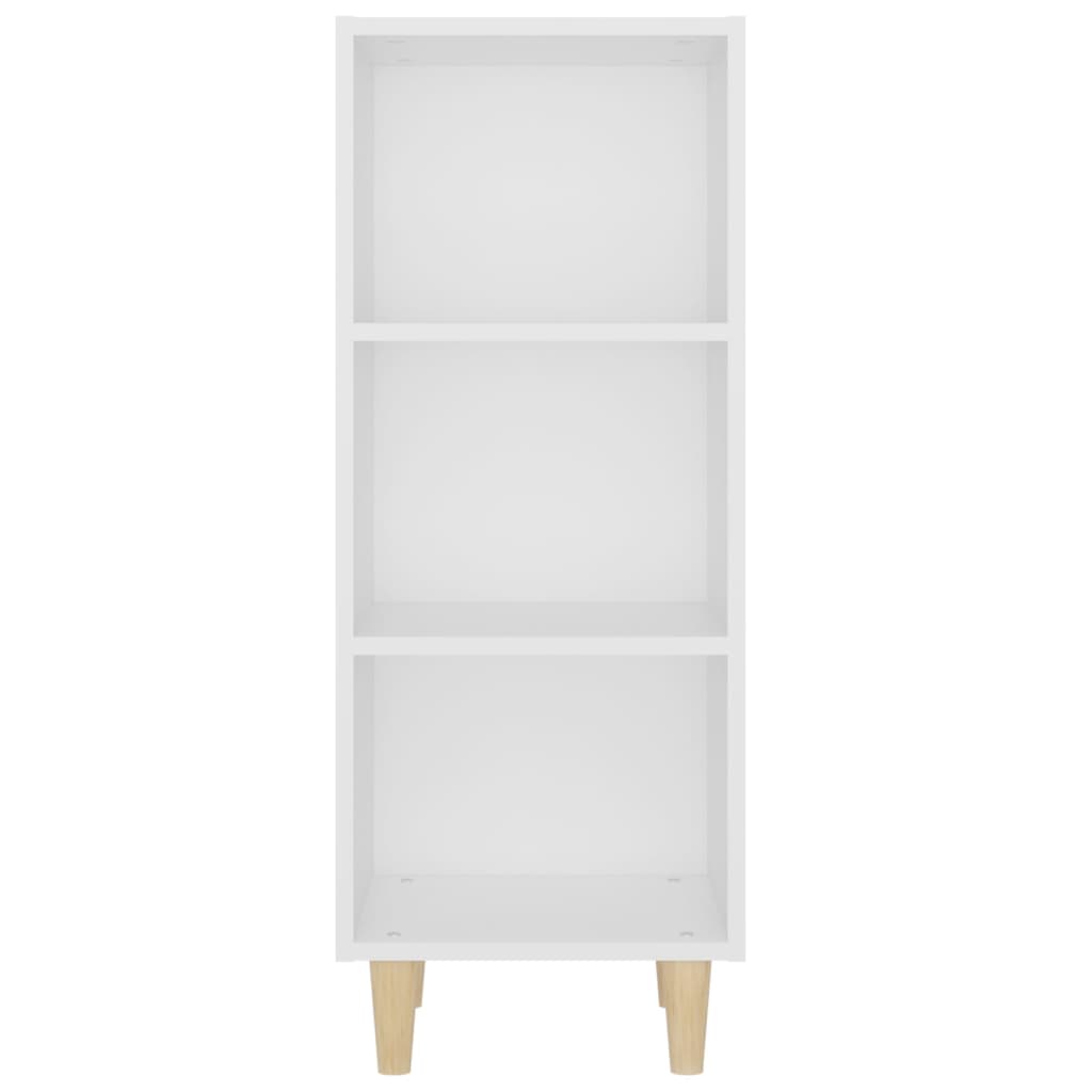vidaXL Buffet blanc 34,5x32,5x90 cm Bois d'ingénierie