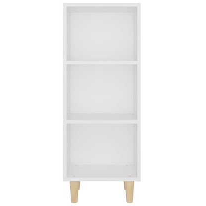 vidaXL Buffet blanc 34,5x32,5x90 cm Bois d'ingénierie