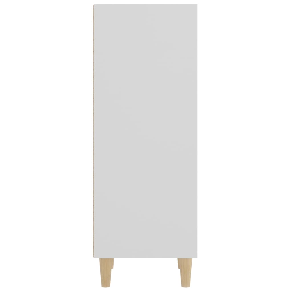 vidaXL Buffet blanc 34,5x32,5x90 cm Bois d'ingénierie