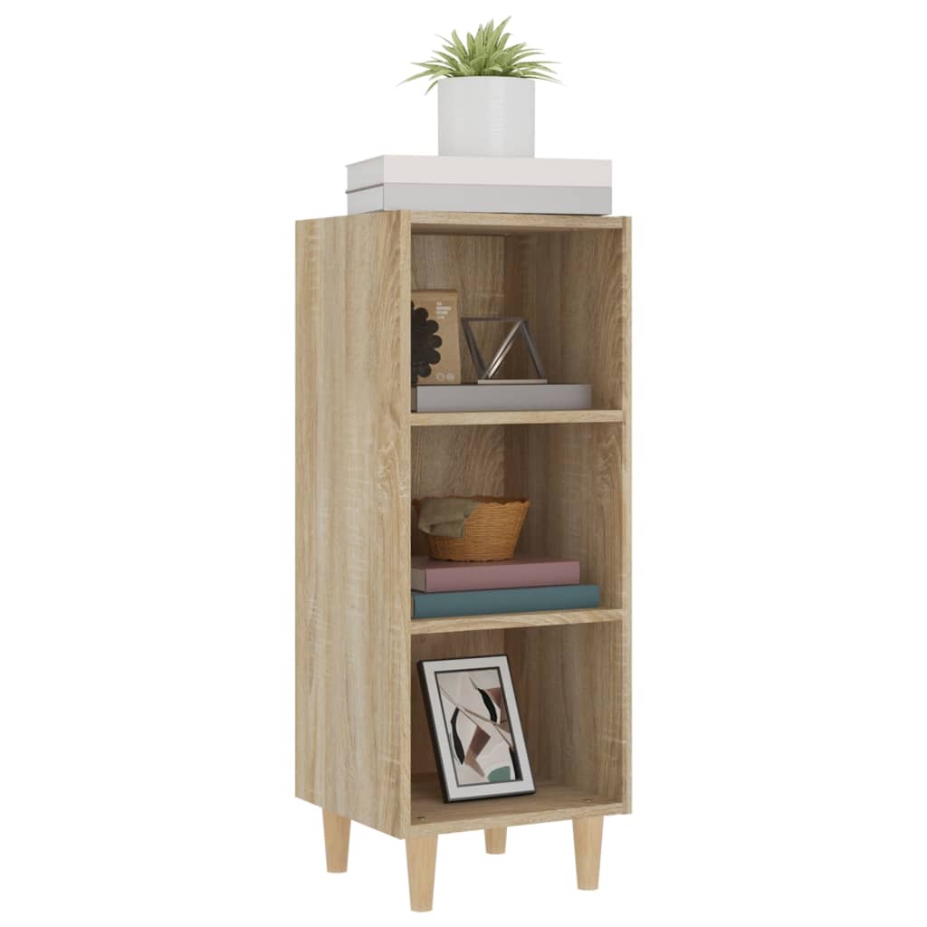 vidaXL Buffet chêne Sonoma 34,5x32,5x90 cm Bois d'ingénierie