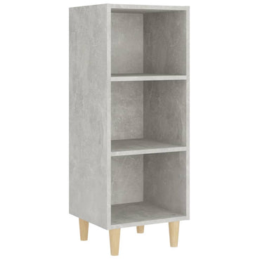vidaXL Buffet bas gris béton 34,5x32,5x90 cm Bois d'ingénierie