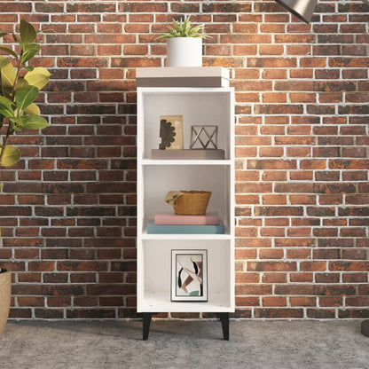 vidaXL Buffet blanc 34,5x32,5x90 cm Bois d'ingénierie