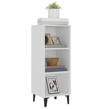 vidaXL Buffet blanc 34,5x32,5x90 cm Bois d'ingénierie