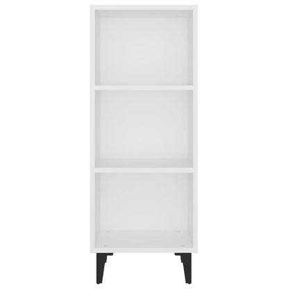 vidaXL Buffet blanc 34,5x32,5x90 cm Bois d'ingénierie