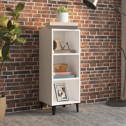 vidaXL Buffet blanc 34,5x32,5x90 cm Bois d'ingénierie