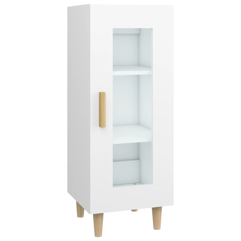 vidaXL Buffet Blanc 34,5x34x90 cm Bois d'ingénierie