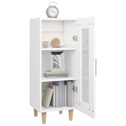vidaXL Buffet Blanc 34,5x34x90 cm Bois d'ingénierie
