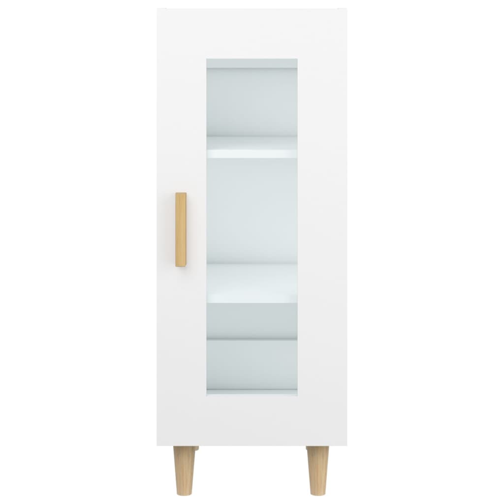 vidaXL Buffet Blanc 34,5x34x90 cm Bois d'ingénierie