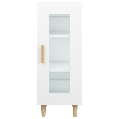 vidaXL Buffet Blanc 34,5x34x90 cm Bois d'ingénierie