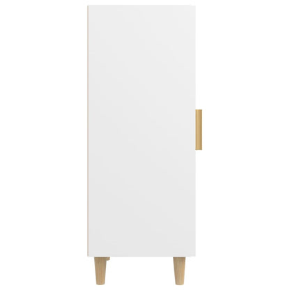 vidaXL Buffet Blanc 34,5x34x90 cm Bois d'ingénierie