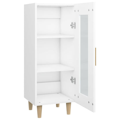 vidaXL Buffet Blanc 34,5x34x90 cm Bois d'ingénierie